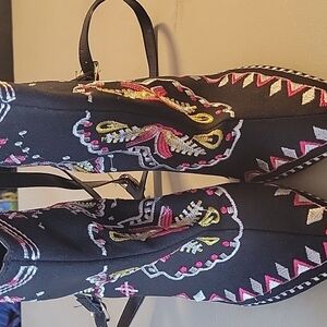 Beautiful Hispanic embroidered stiletto heels